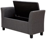 Vanessa Window Seat-Charcoal