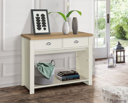 Harper 2 Drawer Console Table - Cream