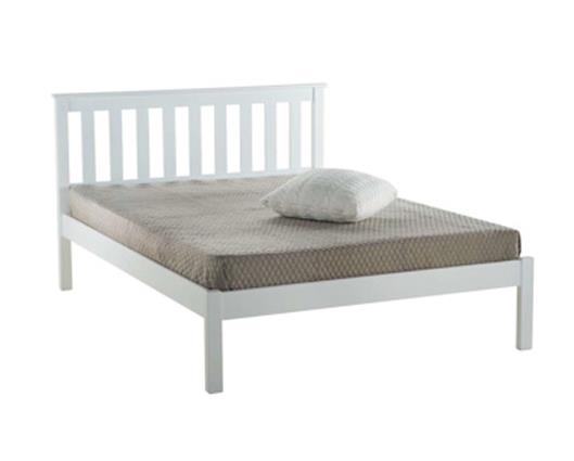 Denver Small Double Bed- White