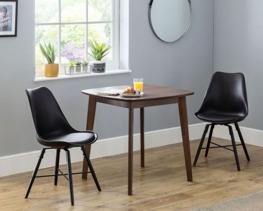 Leighton & Katie Black Dining Set