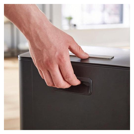 Swan Stealth 30L Pedal Bin Black