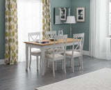 Oxford Oak/Elephant Grey Dining Table