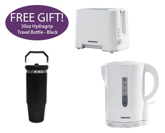 Daewoo Kettle & Toaster with Free Gift