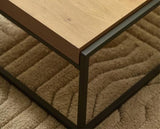Ezra Square Tray Coffee Table Light Oak Effect