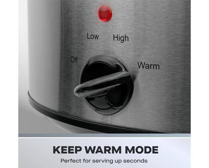 6.5L Slow Cooker Stainless Steel