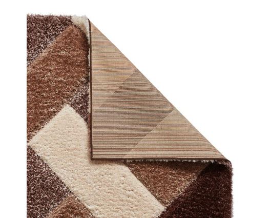 Oakley Beige/Brown - 80cm x 150cm