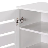 Euston 2 Door Shoe Cabinet - White