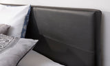 Small Double End Lift Ottoman Bed-Black