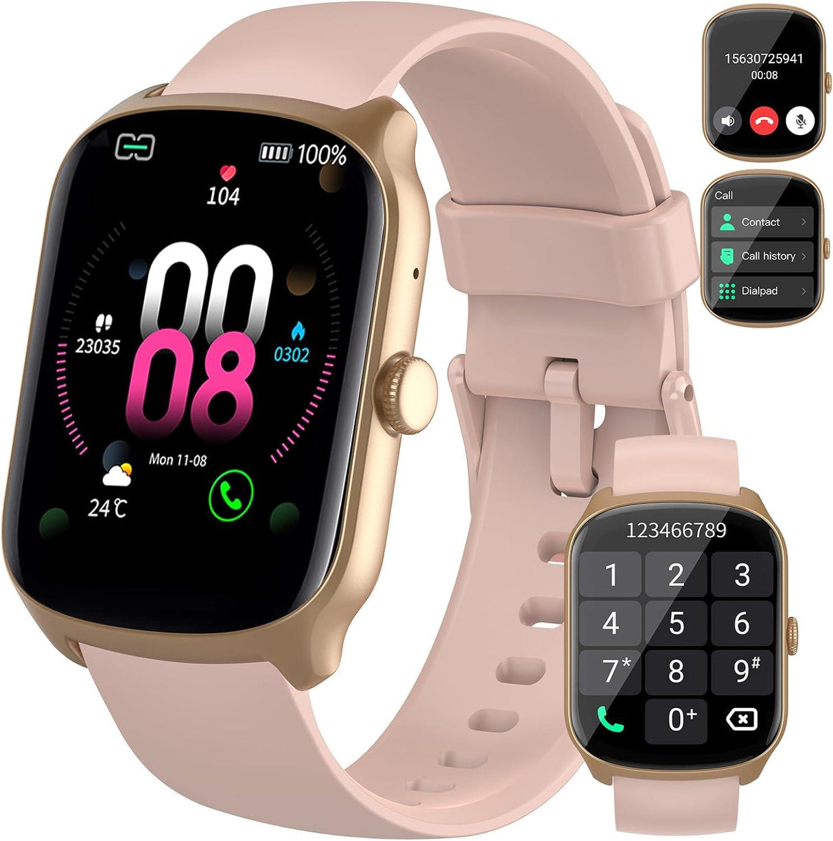 Smart Fitness Watch - Pink