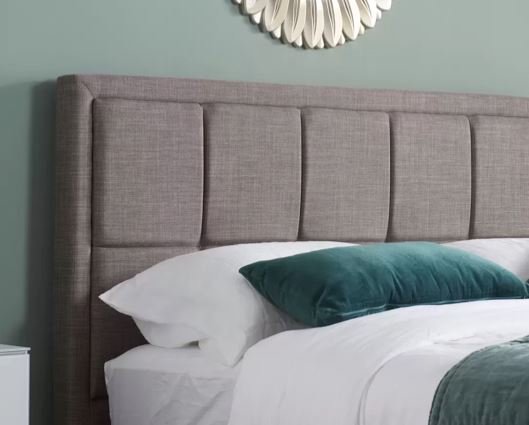 Hannover Ottoman King Bed - Grey