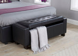 Vanessa Ottoman Bench-Black