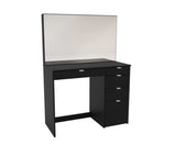 Ayla 5 Drawer Dressing Table- Black