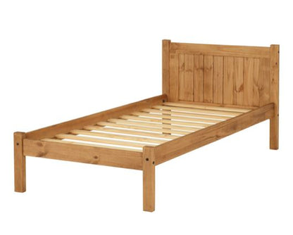 Maya Single Bed - Distressed Waxed Pine