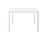 Carter Rectangle Dining Table- White