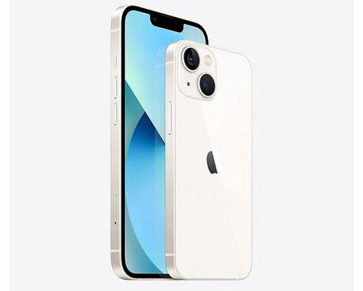 Refurbished Apple iPhone 13 Starlight with Wireless Headphones