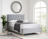 Luxton Ottoman Double Bed - Grey
