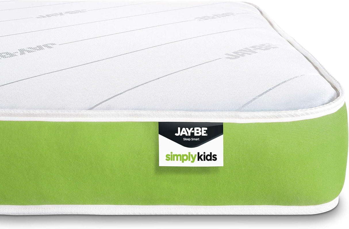Jay-Be Simply Kids Anti-Allergy Foam Free Sprung Mattress-Single