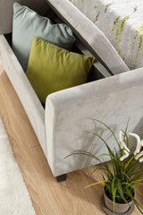 Vanessa Diamante Window Seat-Silver