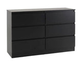 Marcus 8 Drawer Chest - Black