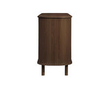 Axel 2 Door Fluted Sideboard - Walnut