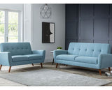 Moki 3 Seater Sofa-Blue