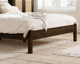 Croxley Rattan Bed Walnut - Double