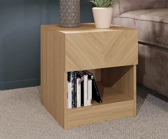 Ciaro Lamp Table- Euro Oak