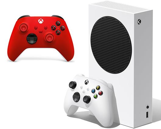 Xbox Series S 1TB Digital Console with Pulse Red Wireless Controller