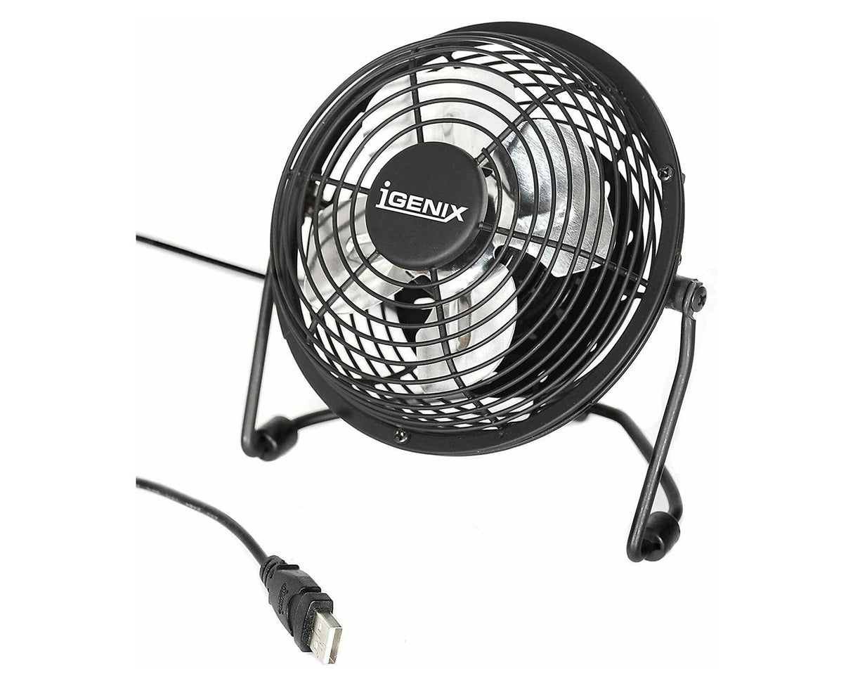 Igenix 4" USB Desk Fan