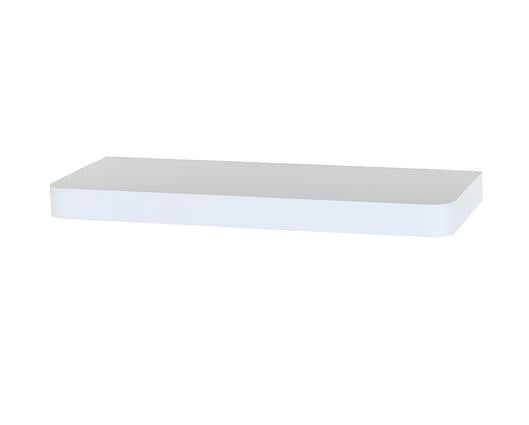 Trent narrow floating shelf kit - matt white