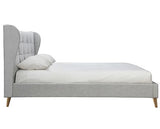 Harper Small Double Bed - Dove Grey