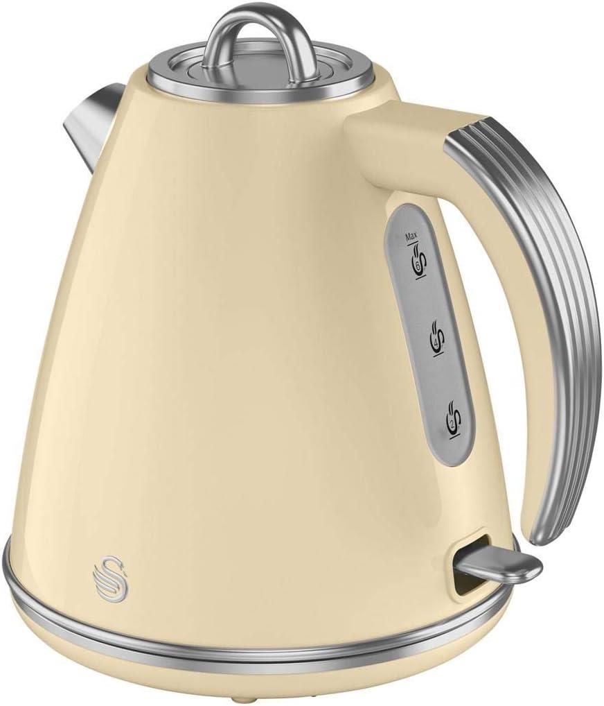 Swan 1.5L Retro Jug Kettle Cream