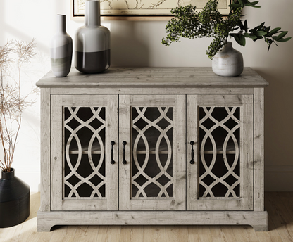 Angel 3 Door Sideboard- Mexican Grey