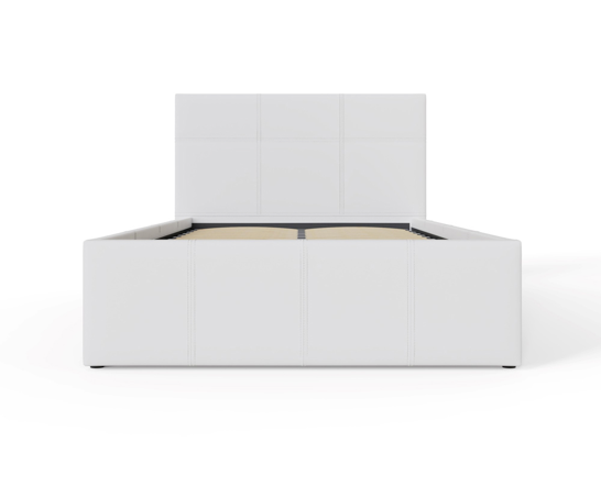 Serena Side Lift Single Ottoman- White