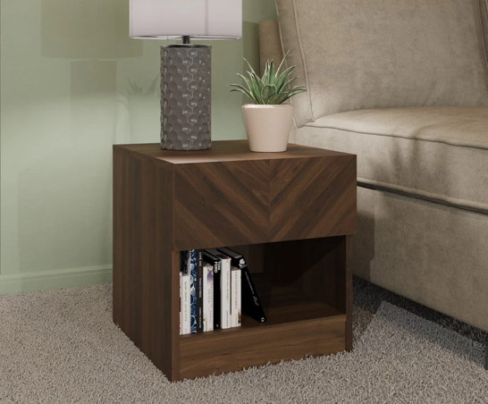 Ciaro Lamp Table- Royal Walnut