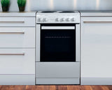 Statesman DELTA50W 50cm Single Cavity Electric Cooker with Solid plate Hob
