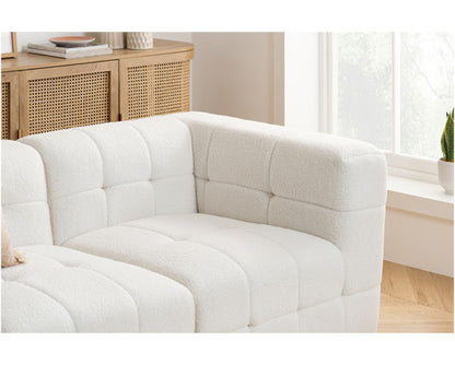 Milo 3 Seater Sofa - White