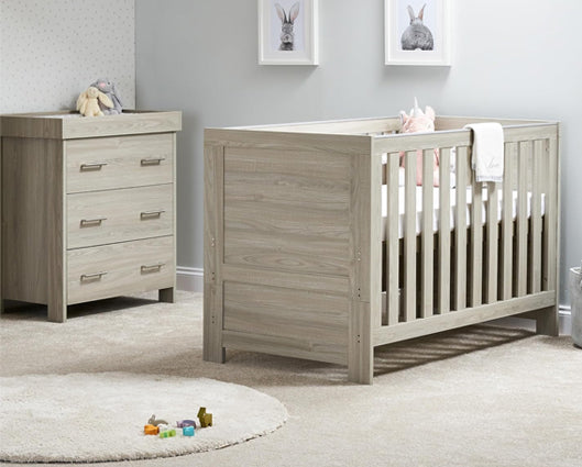 Nina 2 Piece Room Set & Underdrawer - Grey Wash