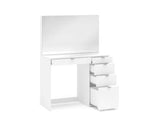 Ayla 5 Drawer Dressing Table- White