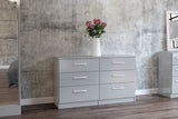 Larz 6 Drawer Chest - Grey