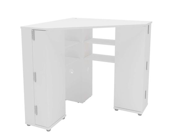 Opal Corner Dressing Table With Storage