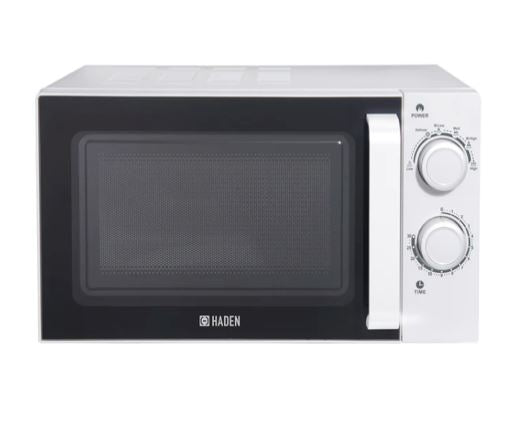 Haden 700W 20L Stainless Steel Interior Microwave White
