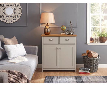 Lachlan Compact Sideboard-Grey