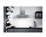 Hotpoint PHGC94FLMX 90cm Curved Glass Hood