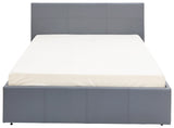 Serena Small Double Side Lift Ottoman Bed-Grey