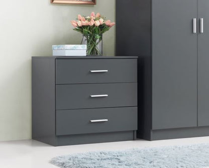 Original 3 Drawer Chest-Dark Grey