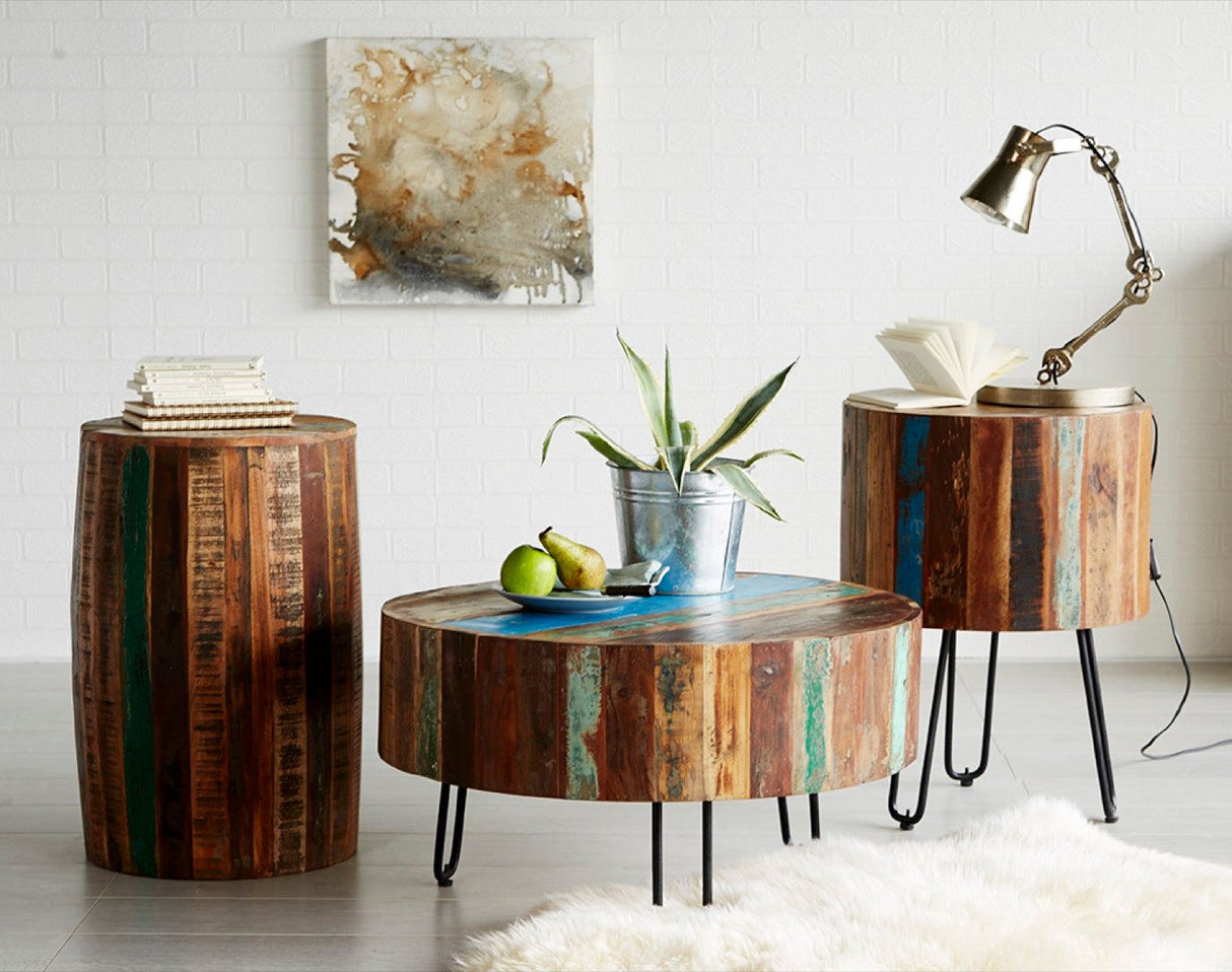 Multi Drum Side Table