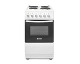 Haden HES051W 50cm Electric Single Cavity cooker with Solid Plate Hob
