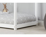 Little House Single Bed - White