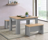 Lincoln Dining 150cm Set with 2 Benches
